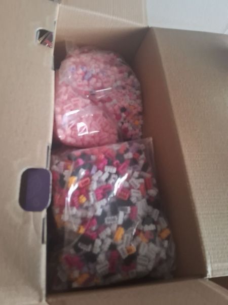 Конструктор Magic Blocks Stitch Angel з квіткою &ndash; 65 см, ~9000 деталей, інтер'єрна фігура Стича Angel с цветком 65 см фото