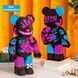 Конструктор 3д великий Magic Blocks Jinx Мишка Bearbrick 55см з мініблоків 5510jinx Великий 55см 9072 фото 1