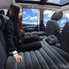 Надувной автомобильный матрас 130&times;80 см для заднего сиденья с насосом, 2 подушками и сумкой, черный 0784автоматрас фото 3